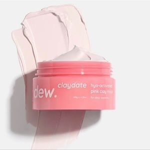 Dew of the Gods Claydate Hya- Activated pink clay mask